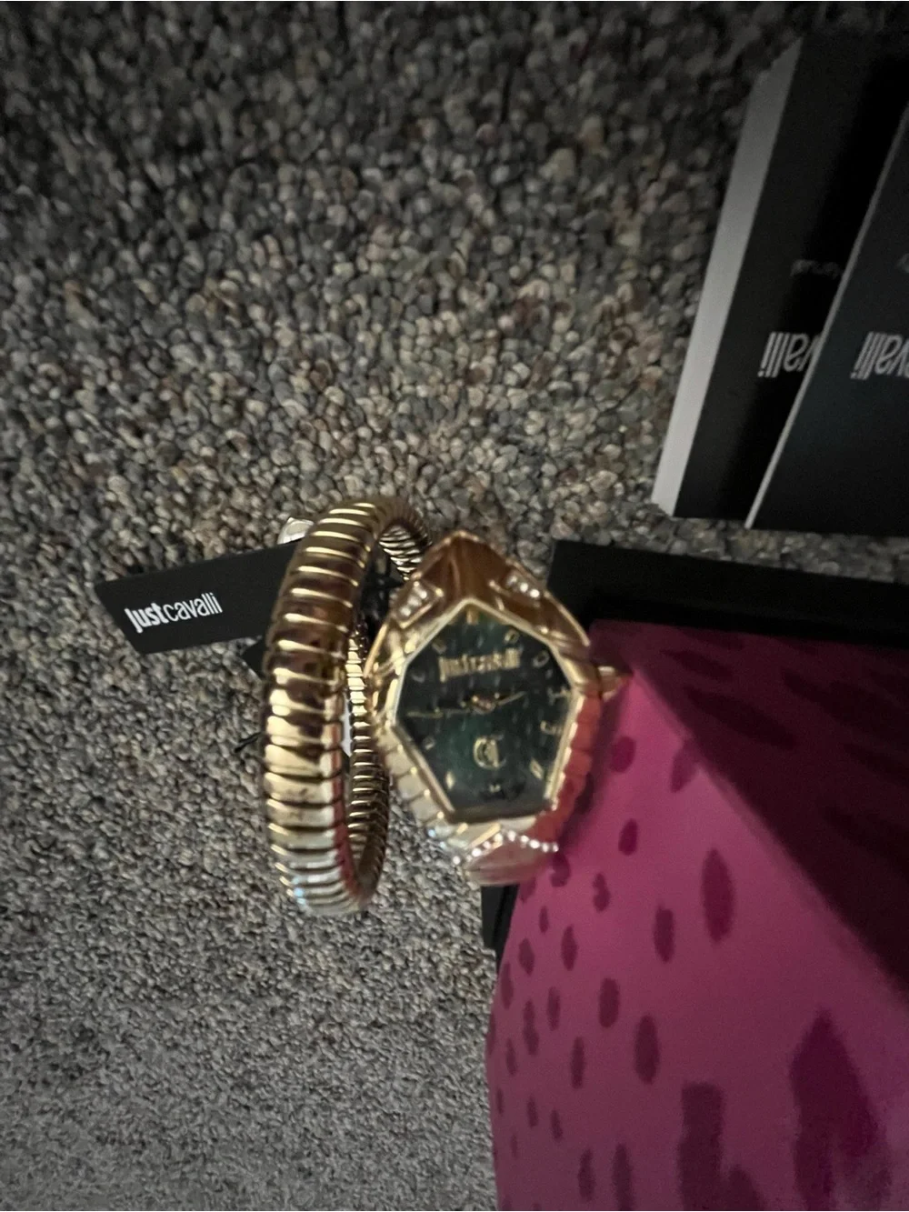 Just Cavalli by Roberto Cavalli Serpentine Wraparound Watch